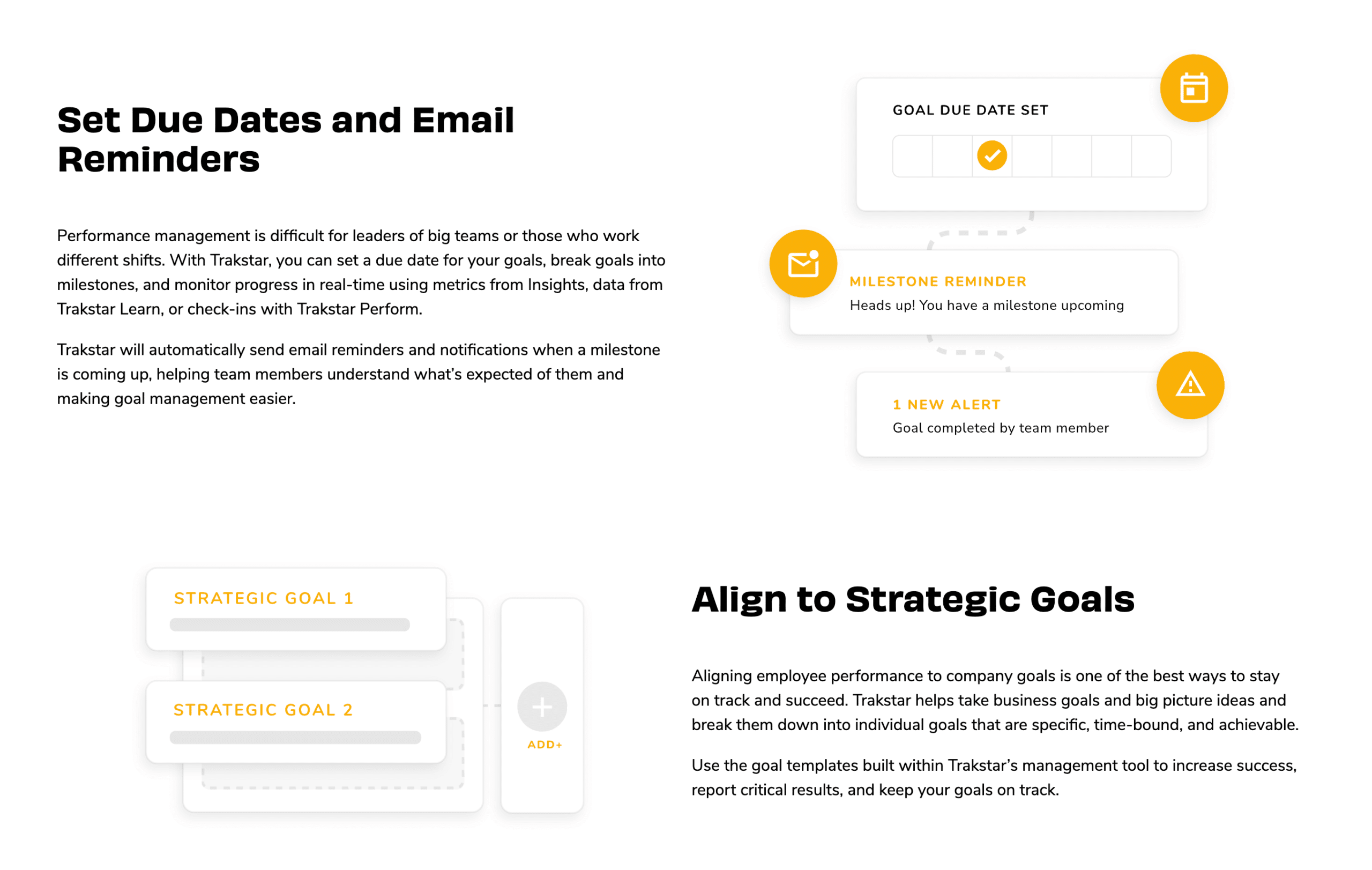 Trakstar goal setting