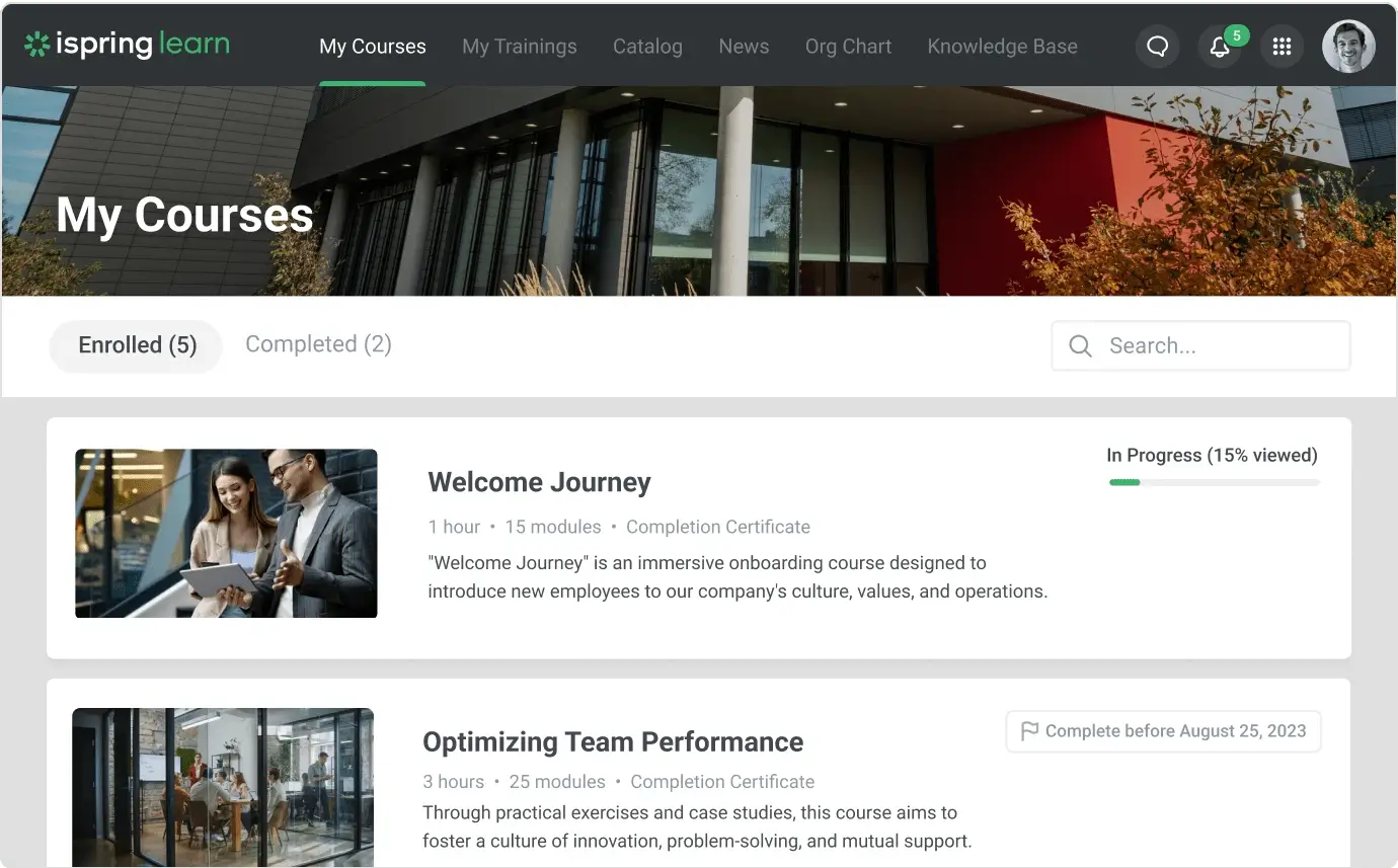 iSpring Learn